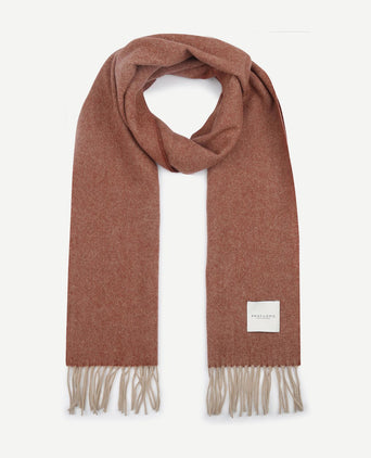 Profuomo sjaal lamswol mahogany