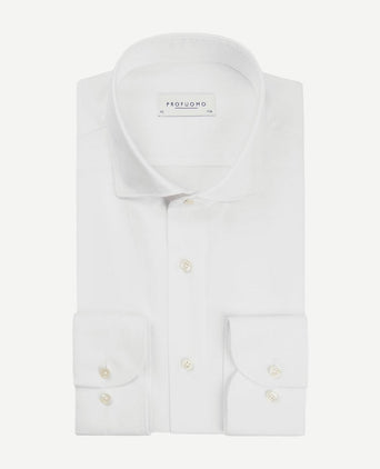 Profuomo supima overhemd wit | Slim-fit