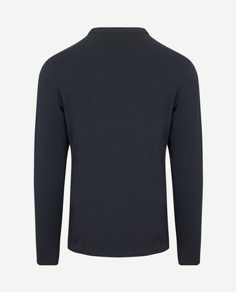 Longsleeve t-shirt donkerblauw