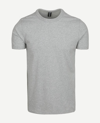Profuomo t-shirt grijs melange | Regular-fit