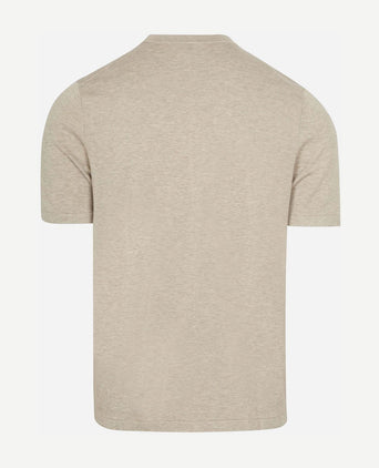 T-shirt knitted beige