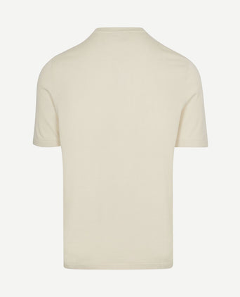 T-shirt knitted ecru