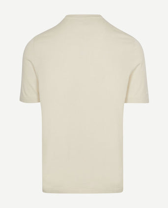 T-shirt knitted ecru