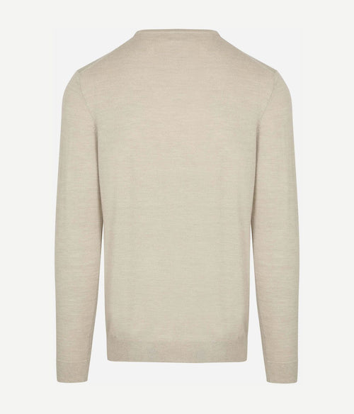 Profuomo pullover merinowol beige