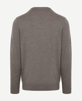 Profuomo pullover merinowol taupe