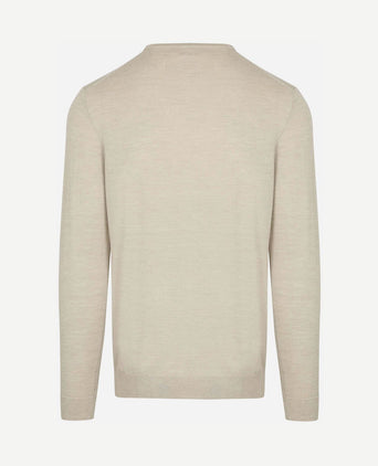 Pullover merinowol beige