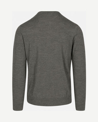 Pullover merinowol groen
