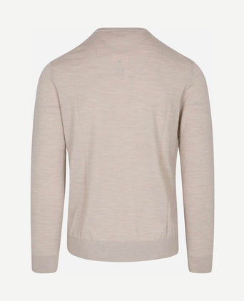 Pullover merinowol beige