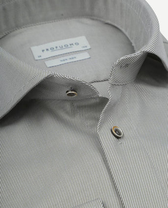 Twill overhemd groen