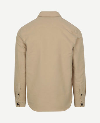 Overshirt moleskin beige