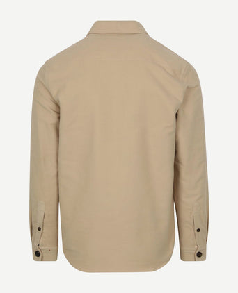 Overshirt moleskin beige
