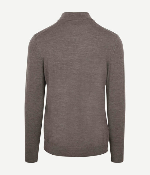 Profuomo vest merinowol taupe