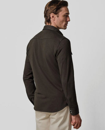 Overshirt western donkerbruin