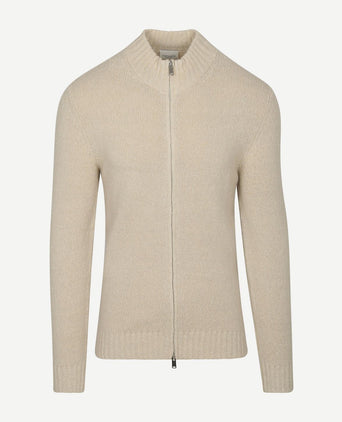 Profuomo vest boiled wol ecru