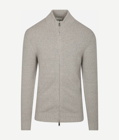 Profuomo vest boiled wol grijs