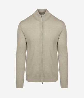 Vest merinowol beige Vest merinowol beige