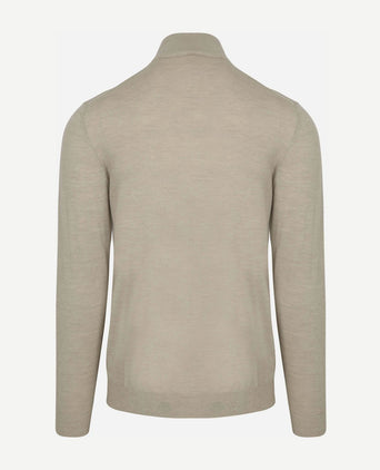 Vest merinowol beige