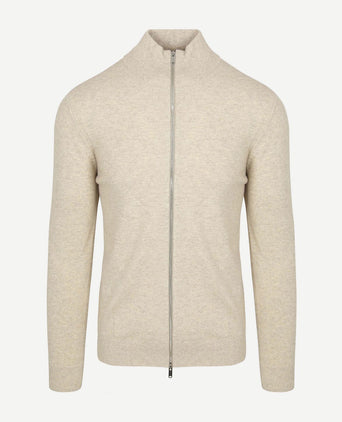 Profuomo vest merinowol ecru