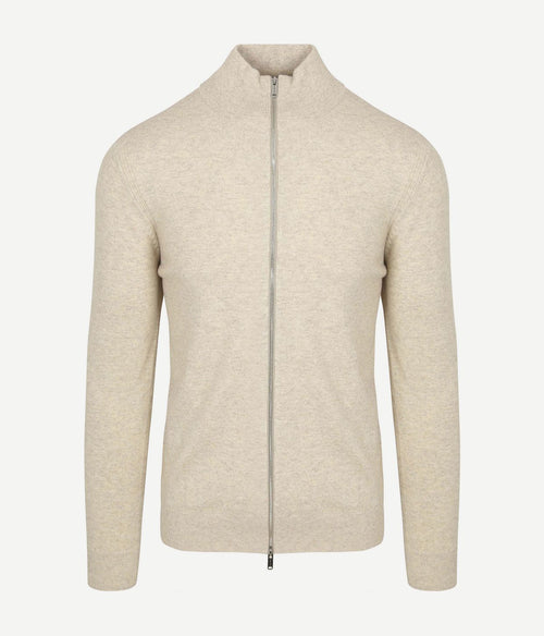 Profuomo vest merinowol ecru