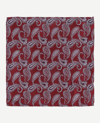 Pochet paisley rood