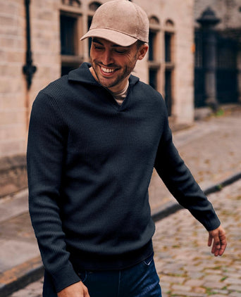 Suitable trui riva knit donkerblauw | Regular-fit