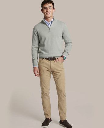 Half-zip trui colin grijs