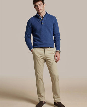 Mocker trui lamswol royal blauw