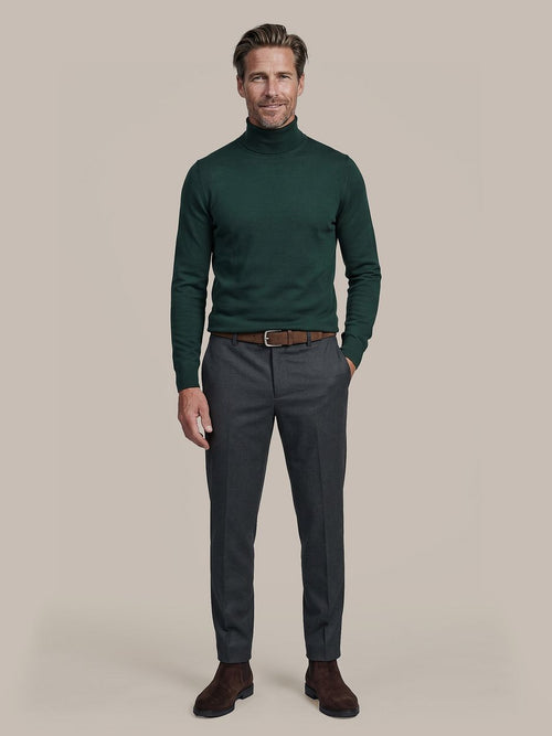 Merino coltrui donkergroen