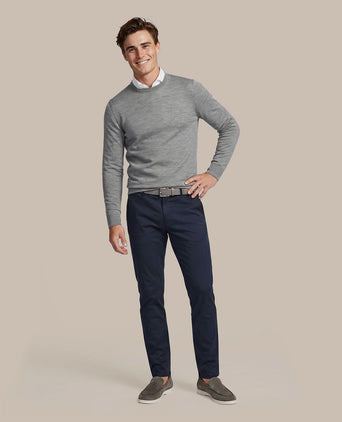 Merino pullover grijs
