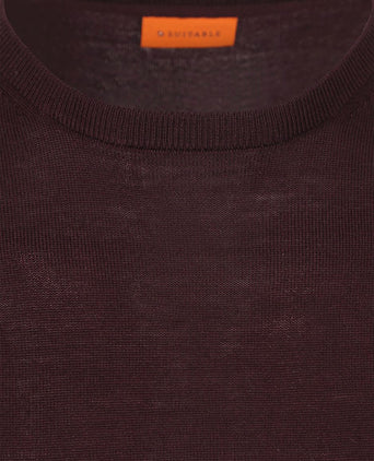 Suitable merino pullover bordeaux