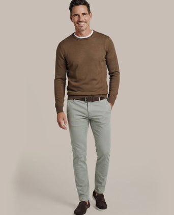 Merino pullover taupe