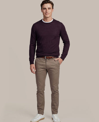 Merino pullover paars