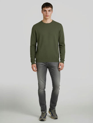 Steppin' Out trui merinowol groen | Regular-fit Steppin' Out trui merinowol groen | Regular-fit