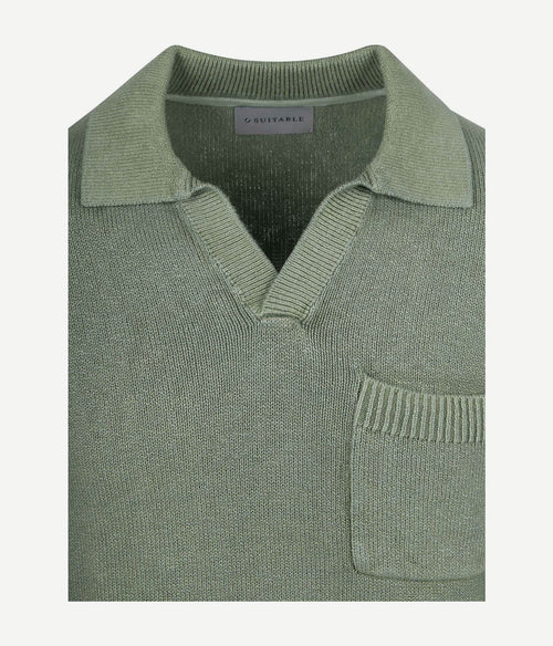 Raw trui riva knit groen