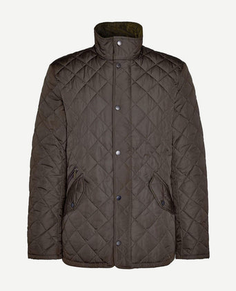 Quilted jas barbour chelsea olijfgroen | Regular-fit