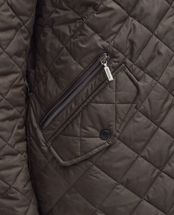Quilted jas barbour chelsea olijfgroen