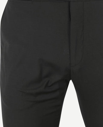 Rokkostuum broek wol blend zwart