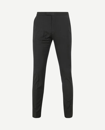 Rokkostuum broek wol blend zwart