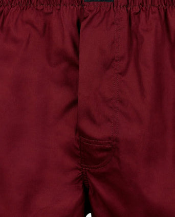 Boxershort poplin rood