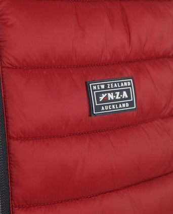 NZA bodywarmer puffer cherry red
