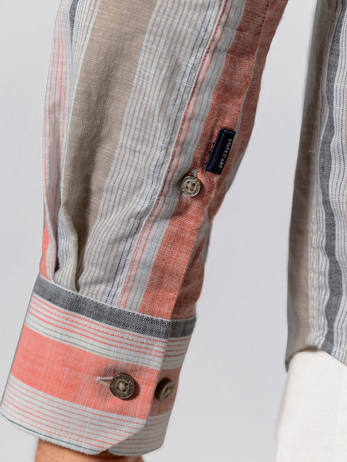 Overhemd streep rood