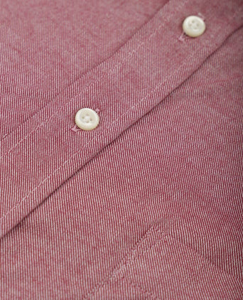 Overhemd twill rood