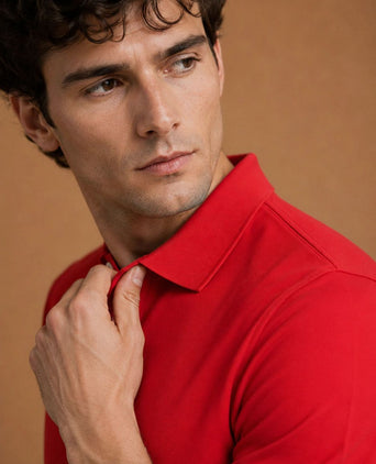 The rene poloshirt rood