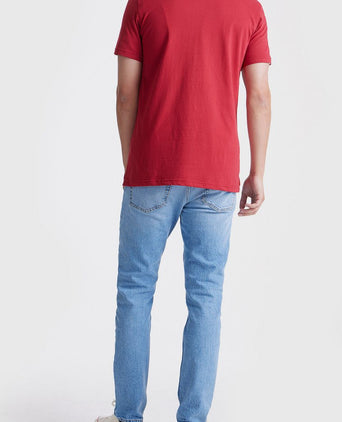 The James poloshirt rood