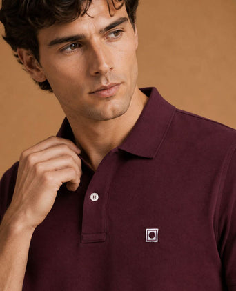 The rene poloshirt burgundy