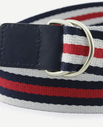 Tape riem streep rood donkerblauw