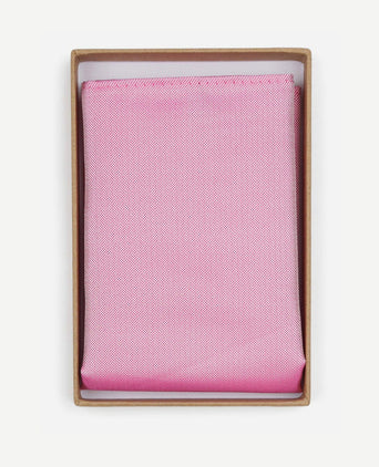 Suitable zijde pochet roze