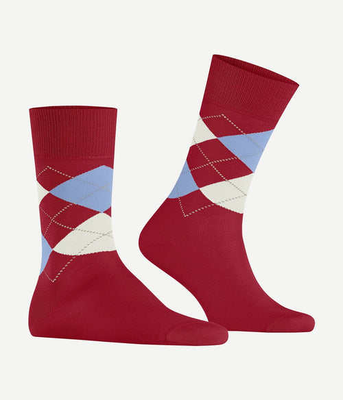 Manchester sok ruit rood 8049
