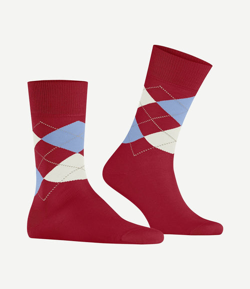 Manchester sok ruit rood 8049