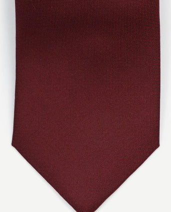Zijde stropdas bordeaux